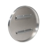 Vue de 3/4 du kit de panneau de Sens interdit B1 diam. 450 mm