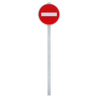Vue générale du kit de panneau de Sens interdit B1 diam. 650 mm